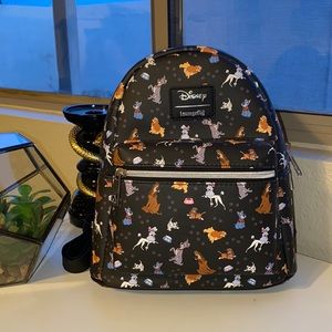 Disney Lady and the Tramp Loungefly backpack NWT
